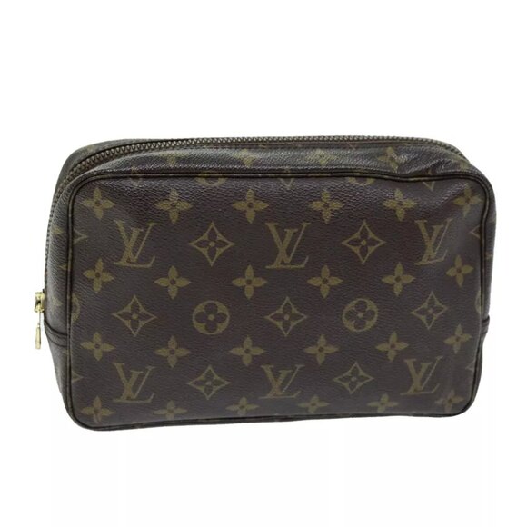 LOUIS VUITTON Monogram Trousse Toilette 23 Clutch Bag M47524 LV Auth am6217 - Picture 1 of 16